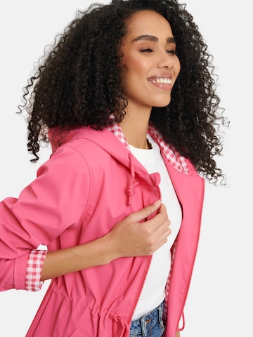 Threadbare Between-seasons coat 'Suzanna' in Pink