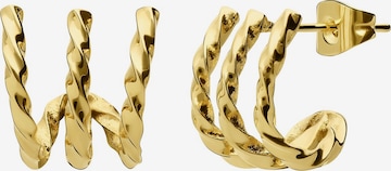 Lucardi Earrings 'Chic' in Gold: front