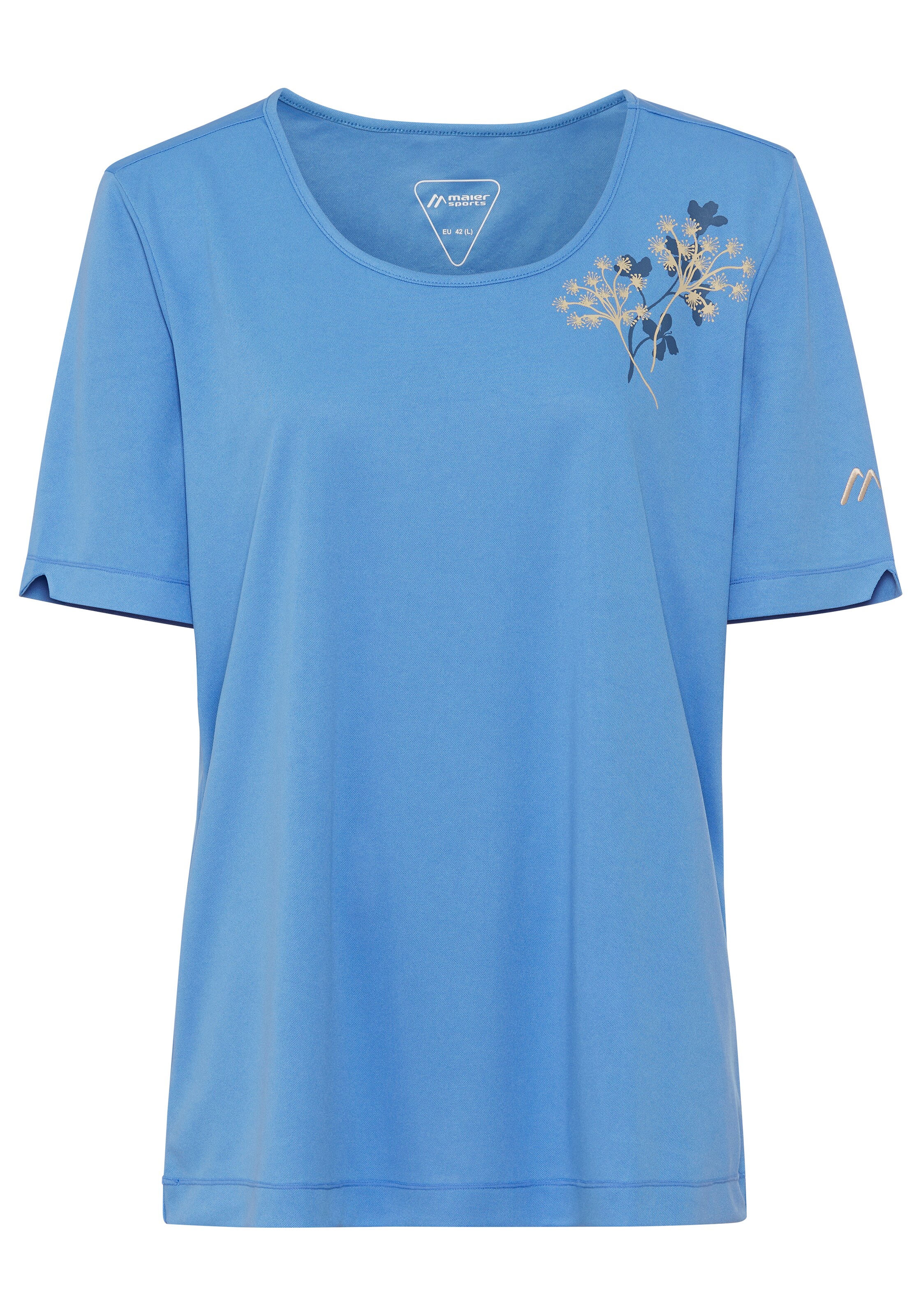 Maier Sports Funktionsshirt in Blau: Vorderseite