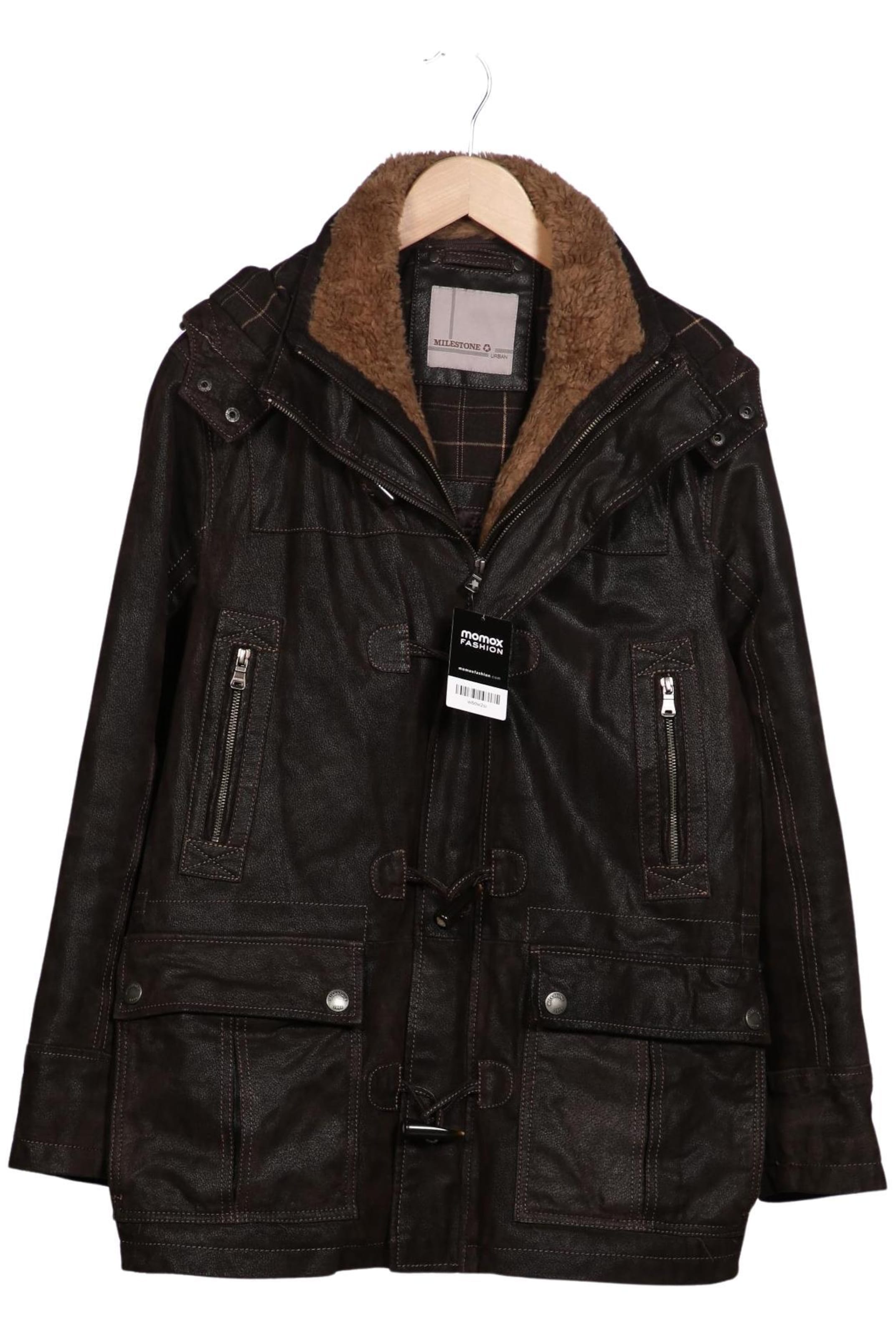 MILESTONE Jacket & Coat in M in Brown: front