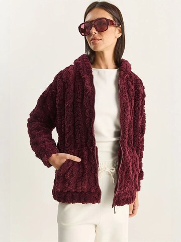 Bianco Lucci Strickjacke in Lila