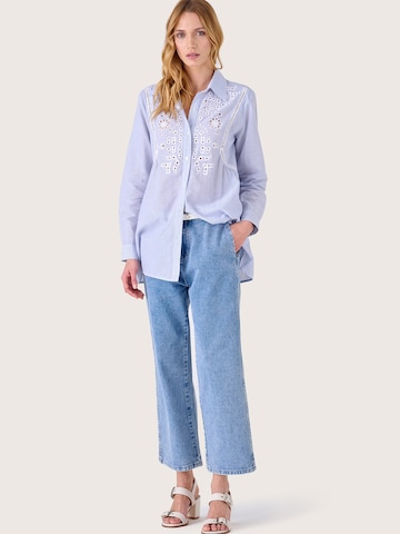 Baggy Jean Camomilla Italia en bleu : devant