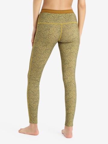 ICEBREAKER Skinny Workout Pants 'Oasis' in Yellow