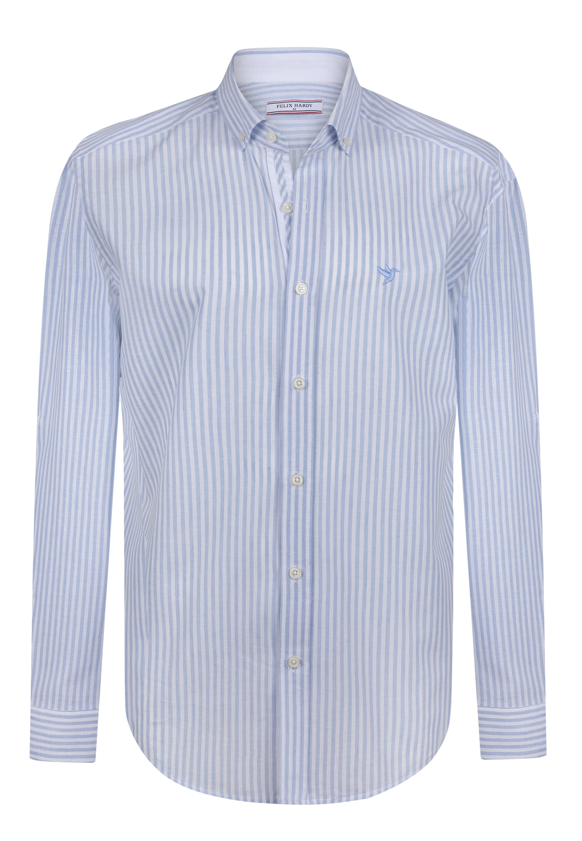 Chemise Felix Hardy en bleu : devant