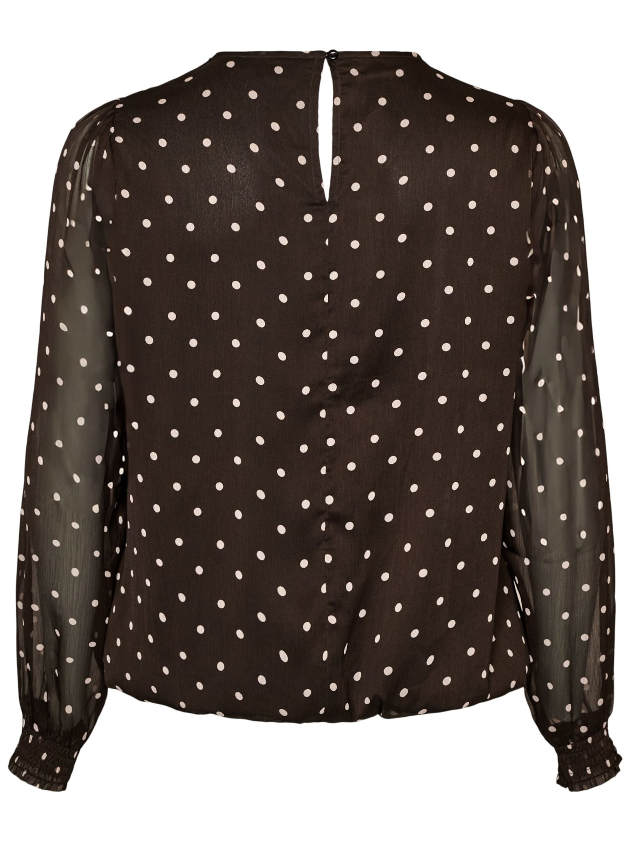 Zizzi Bluza 'PAULA' | rjava barva
