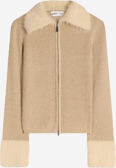 Bershka Cardigan en sable / beige foncé, Vue avec produit