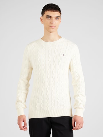 GANT - Pullover em branco: frente