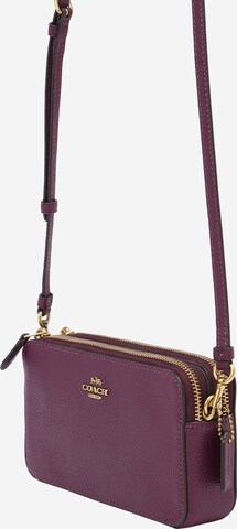 COACH Чанта за през рамо тип преметка 'Kira' в лилав: отпред