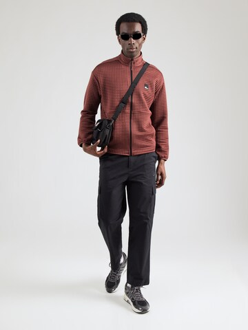 Jachetă  fleece funcțională 'MOGARI' de la JACK WOLFSKIN pe roșu