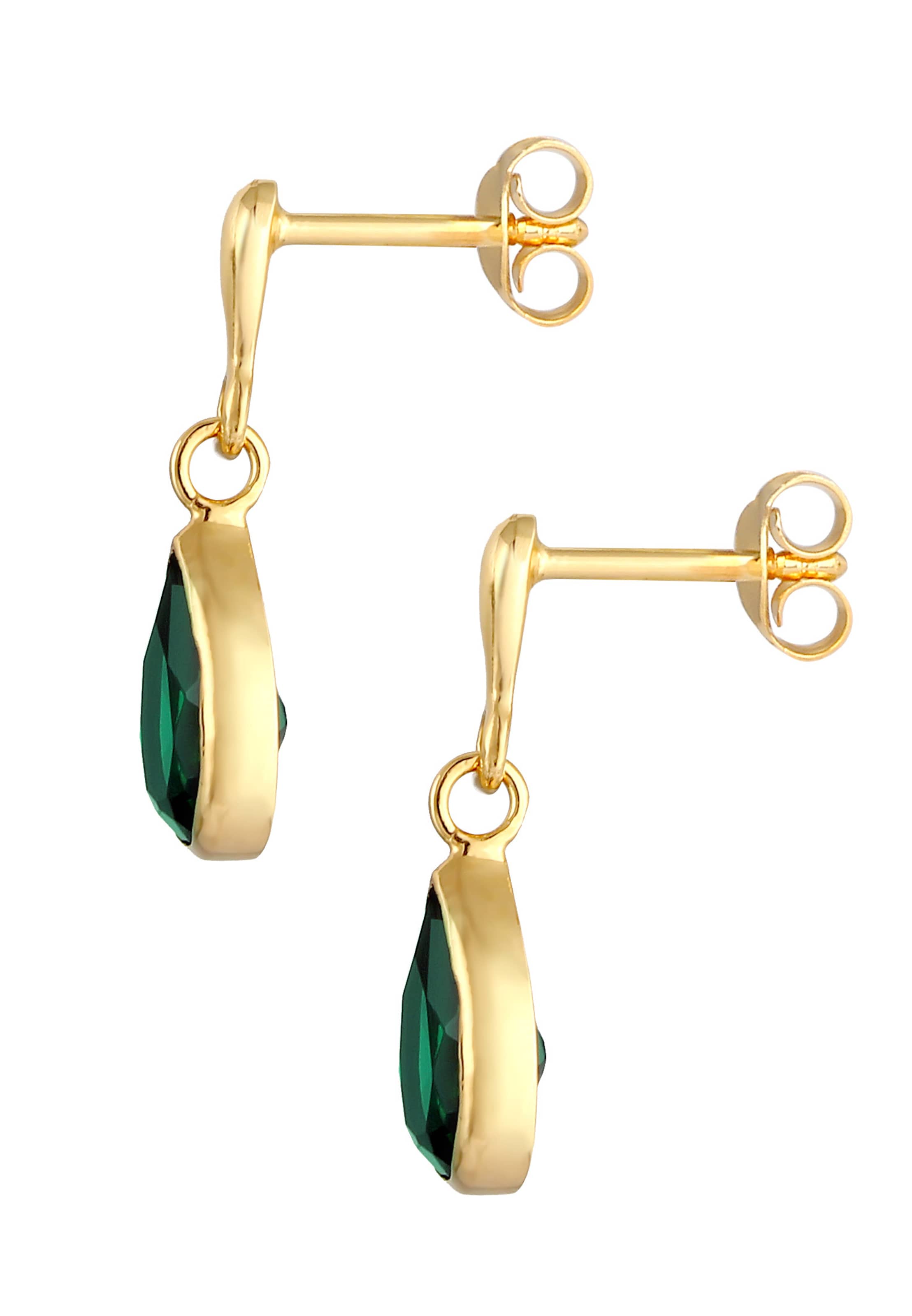 ELLI PREMIUM Серьги 'Tropfen' в Золотой