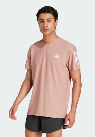 ADIDAS PERFORMANCE Performance shirt 'Own The Run' in Pink: front