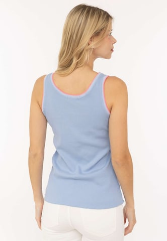 Zwillingsherz Top in Blue