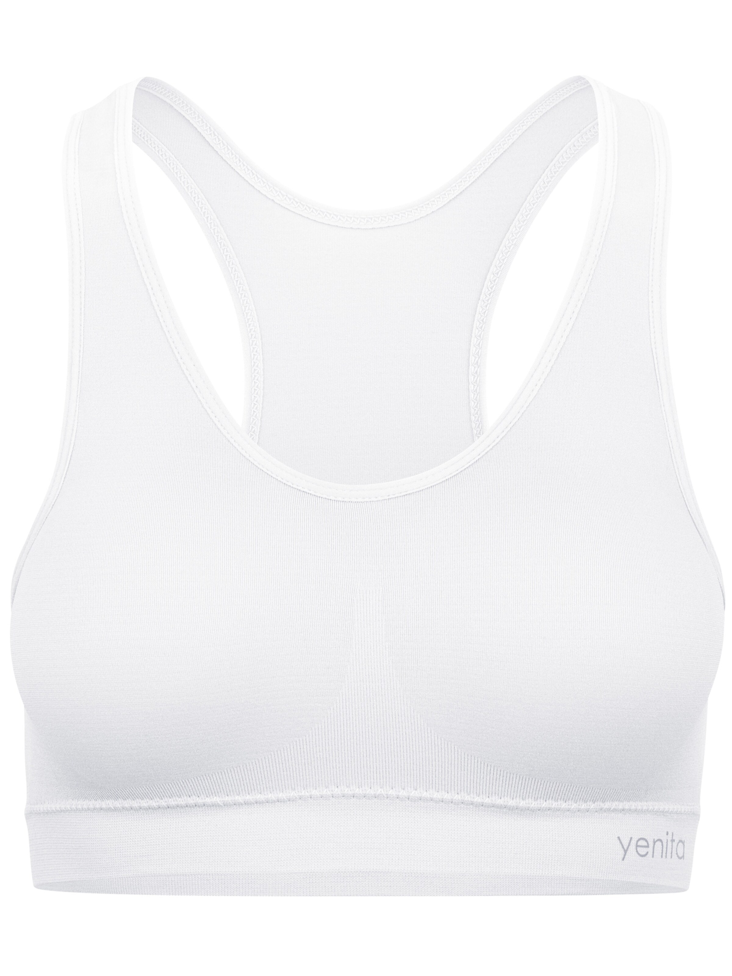 Yenita - Soutien Bustier Soutien em branco: frente