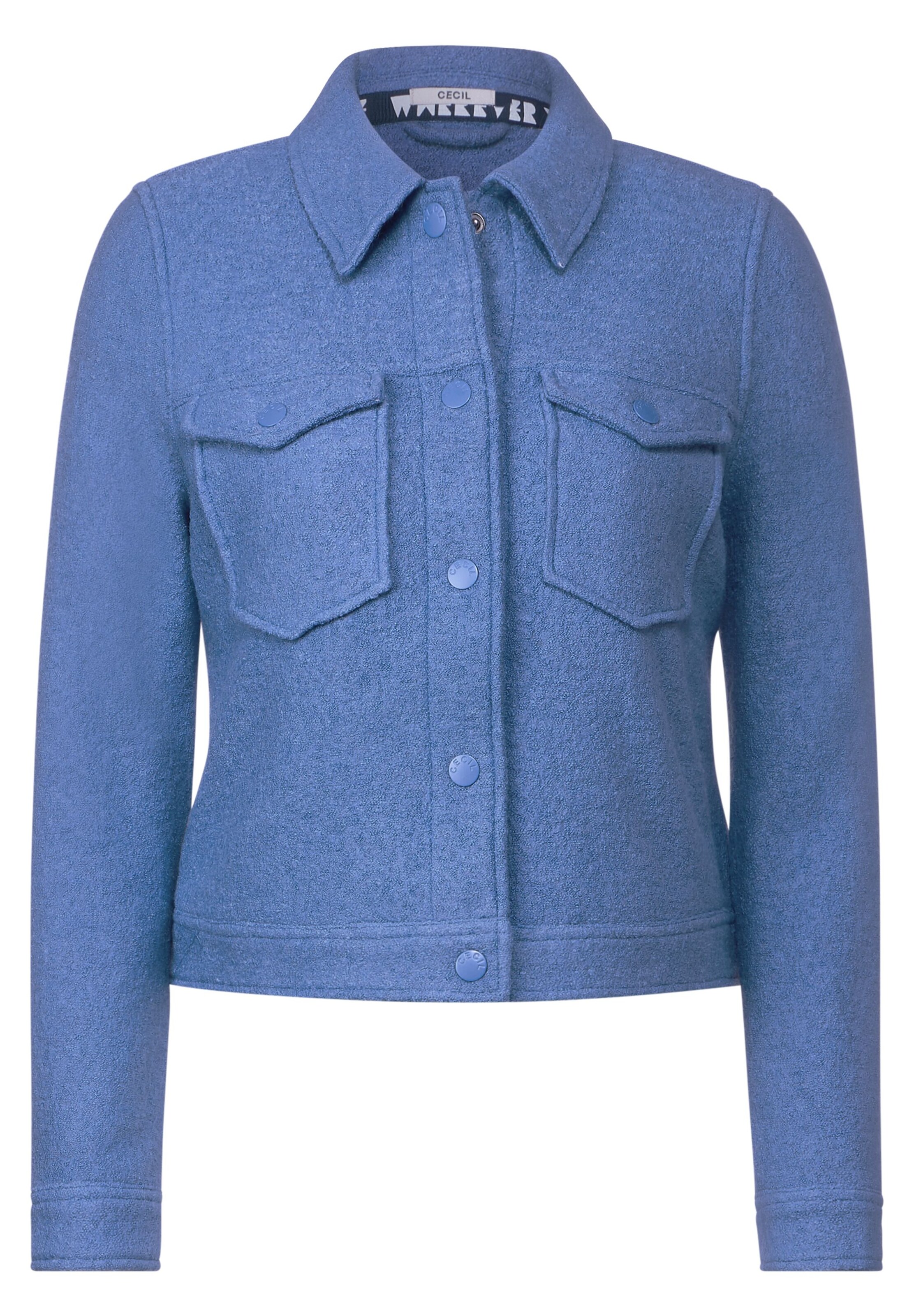 CECIL Between-Season Jacket in Blue: front