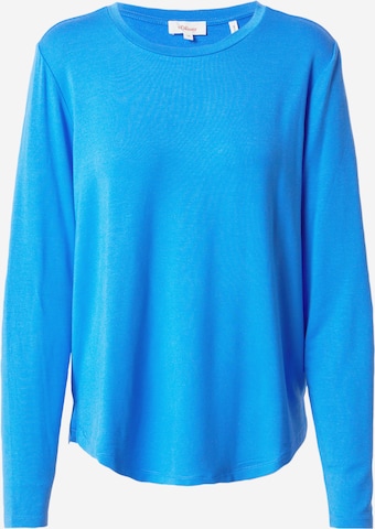 s.Oliver Shirt in Blauw: voorkant