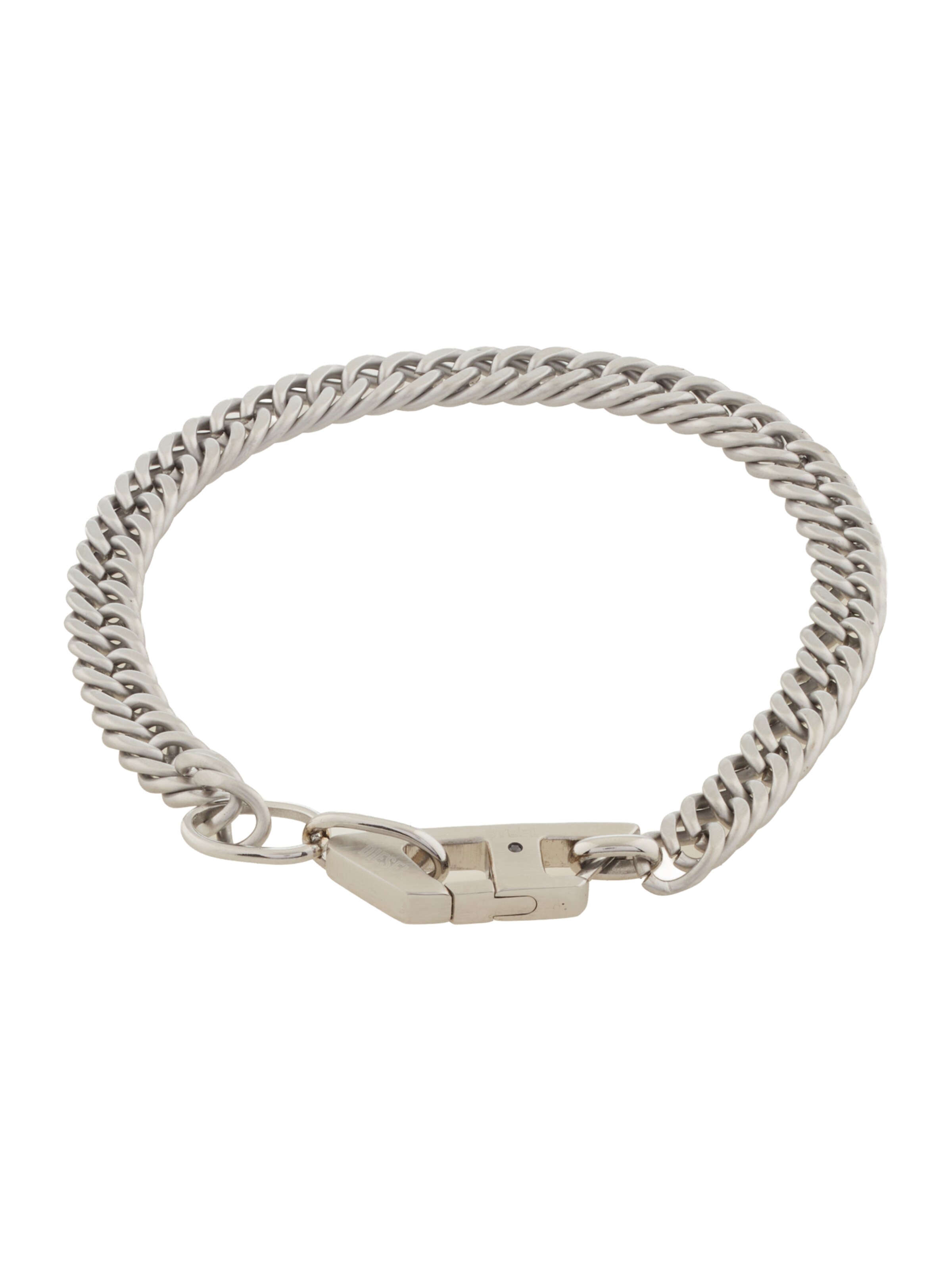 sidabrinė DIESEL Apyrankė: priekis