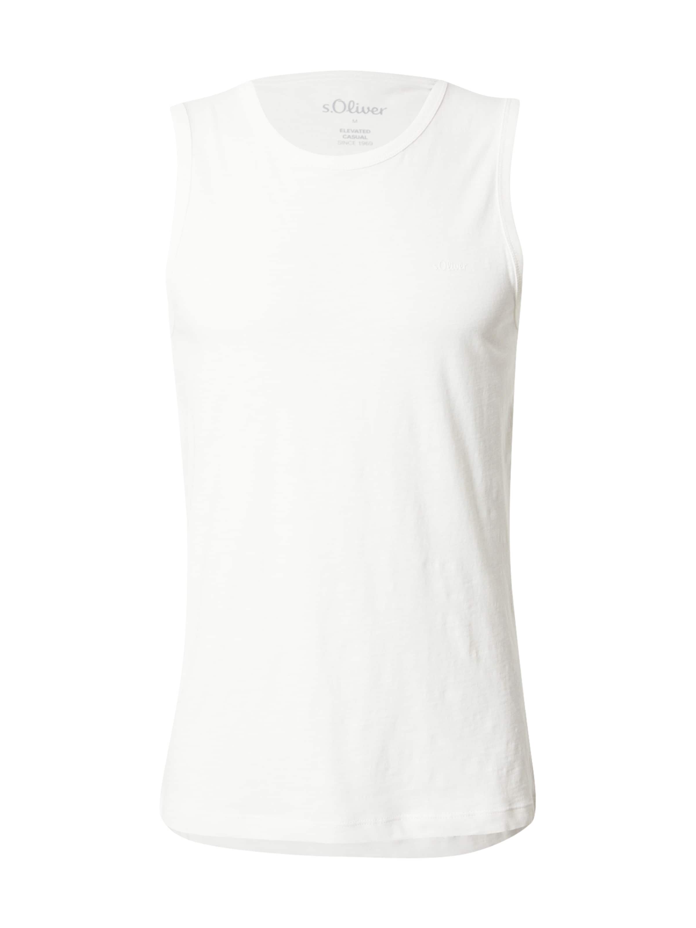T-Shirt s.Oliver en blanc : devant