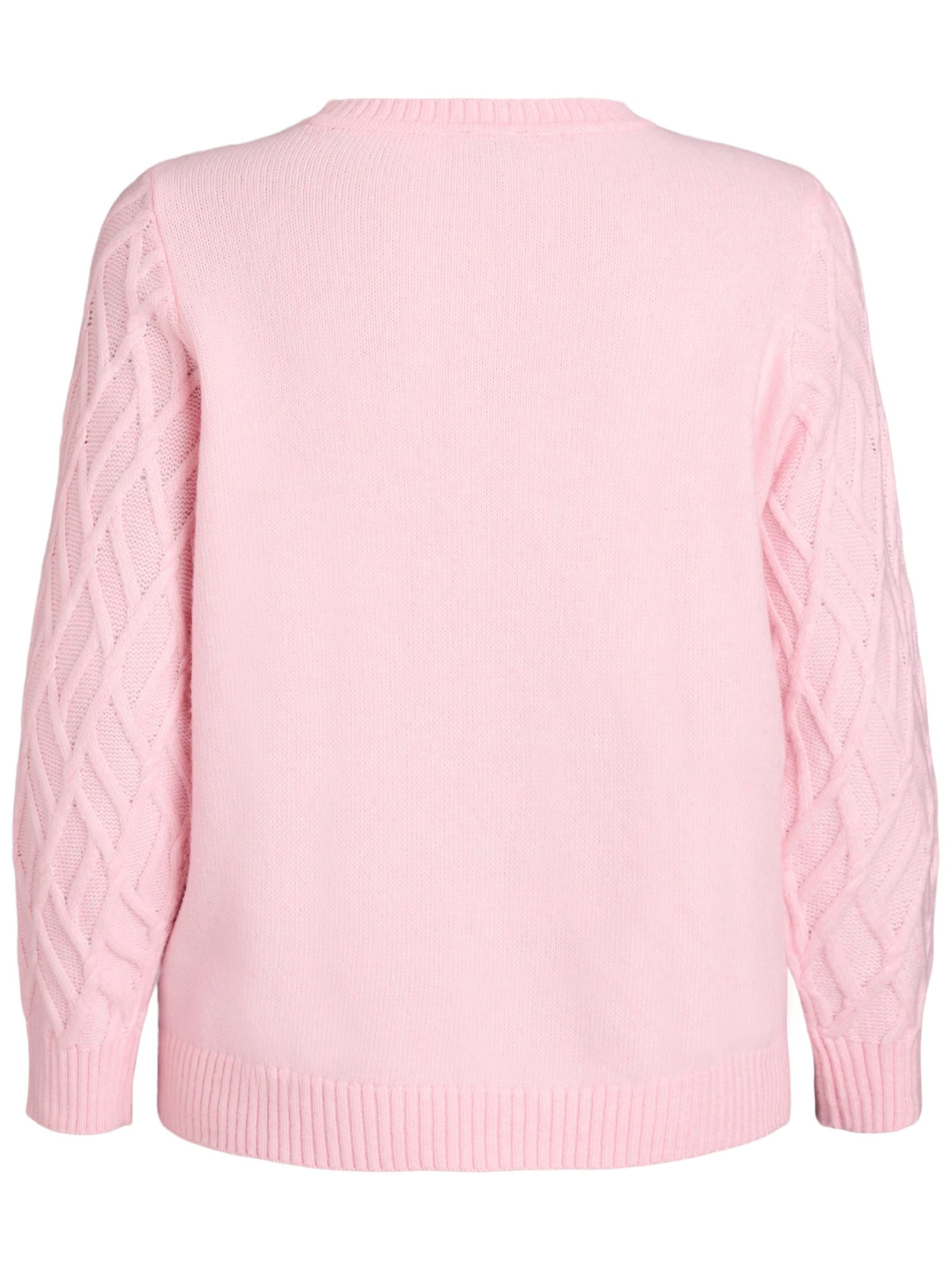 Zizzi Свитшот 'MCABLE' в Ярко-розовый