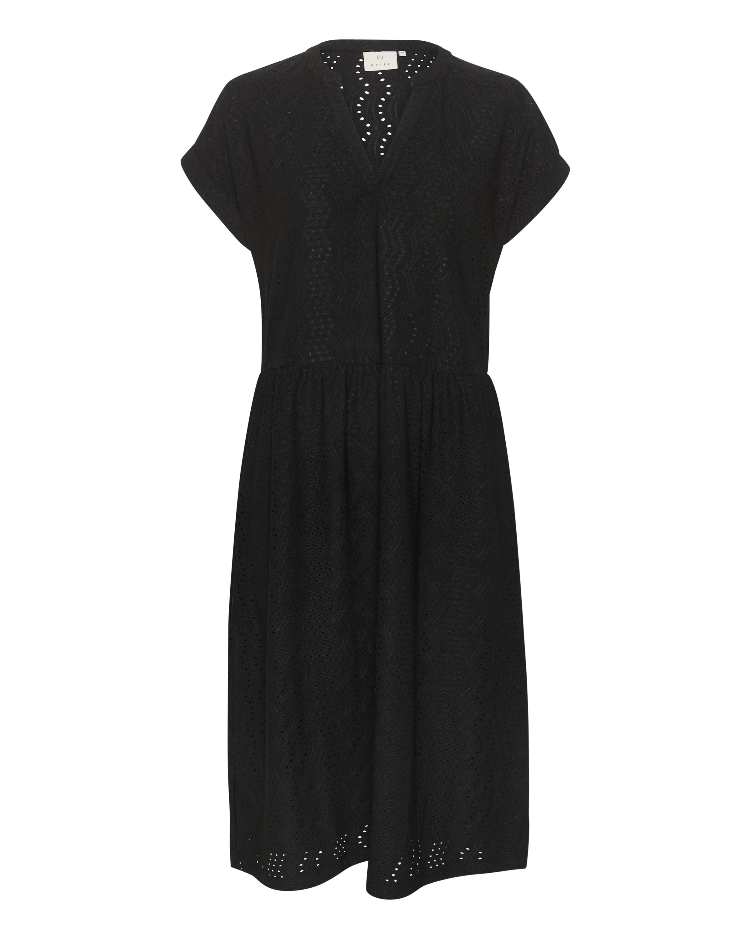 Kaffe Μπλουζοφόρεμα 'Rachel' σε μαύρο: μπροστά