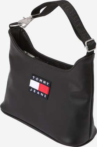 Sac bandoulière Tommy Jeans en noir : devant