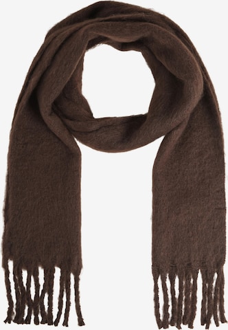 VILA - Chal en marrón: frente