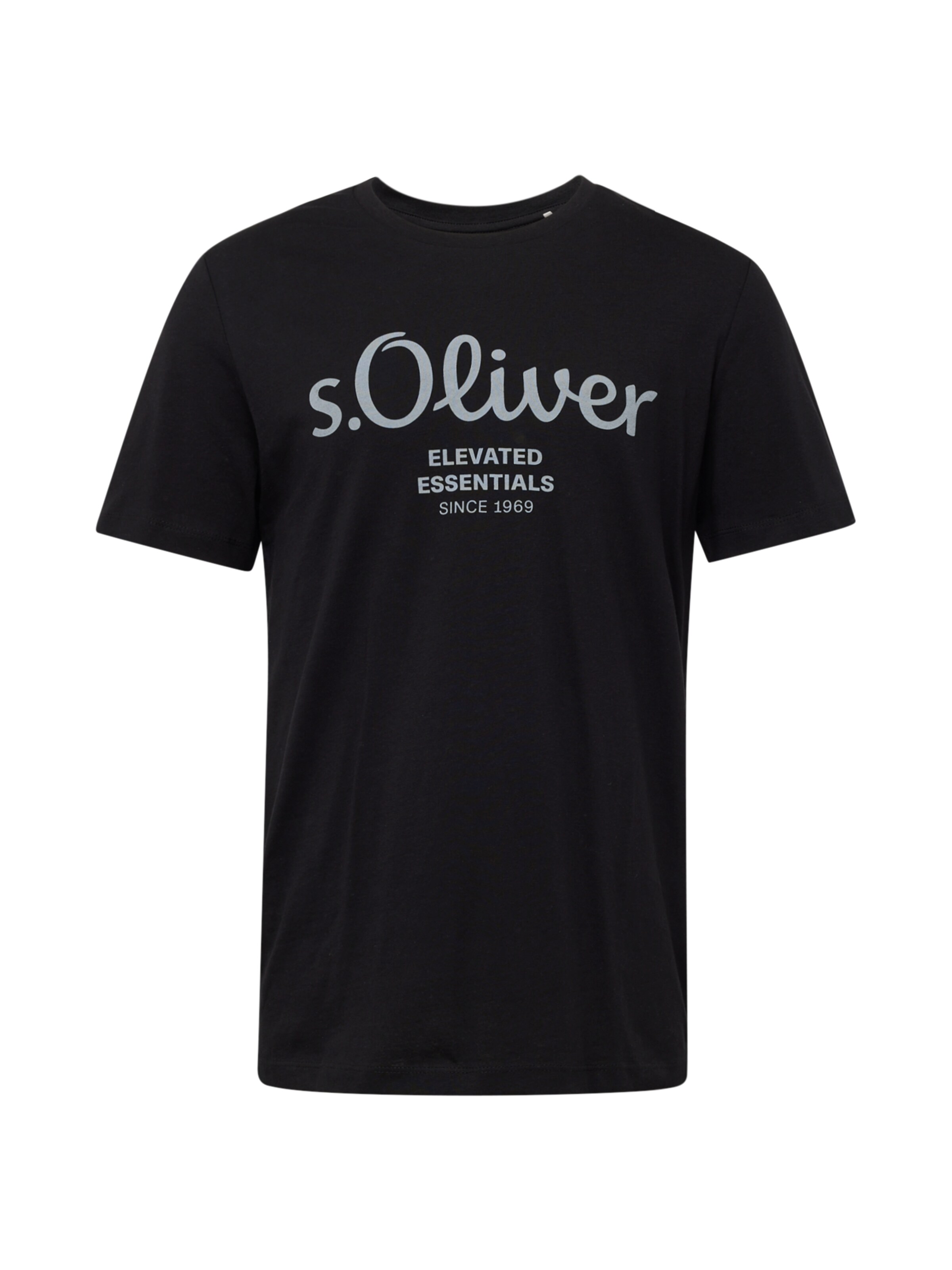 Maglietta di s.Oliver in nero: frontale