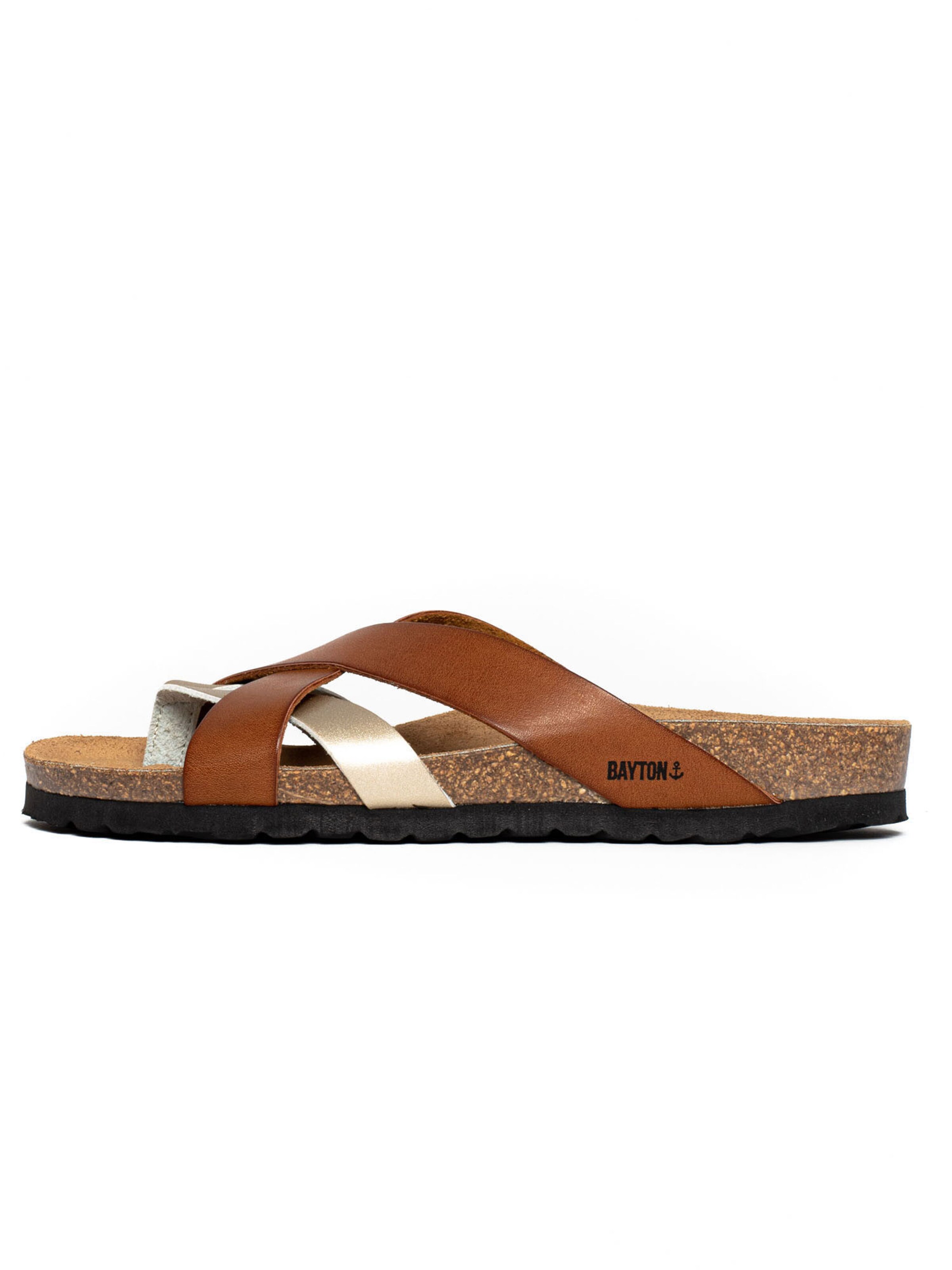 Bayton Mule 'Alava' in Brown: front