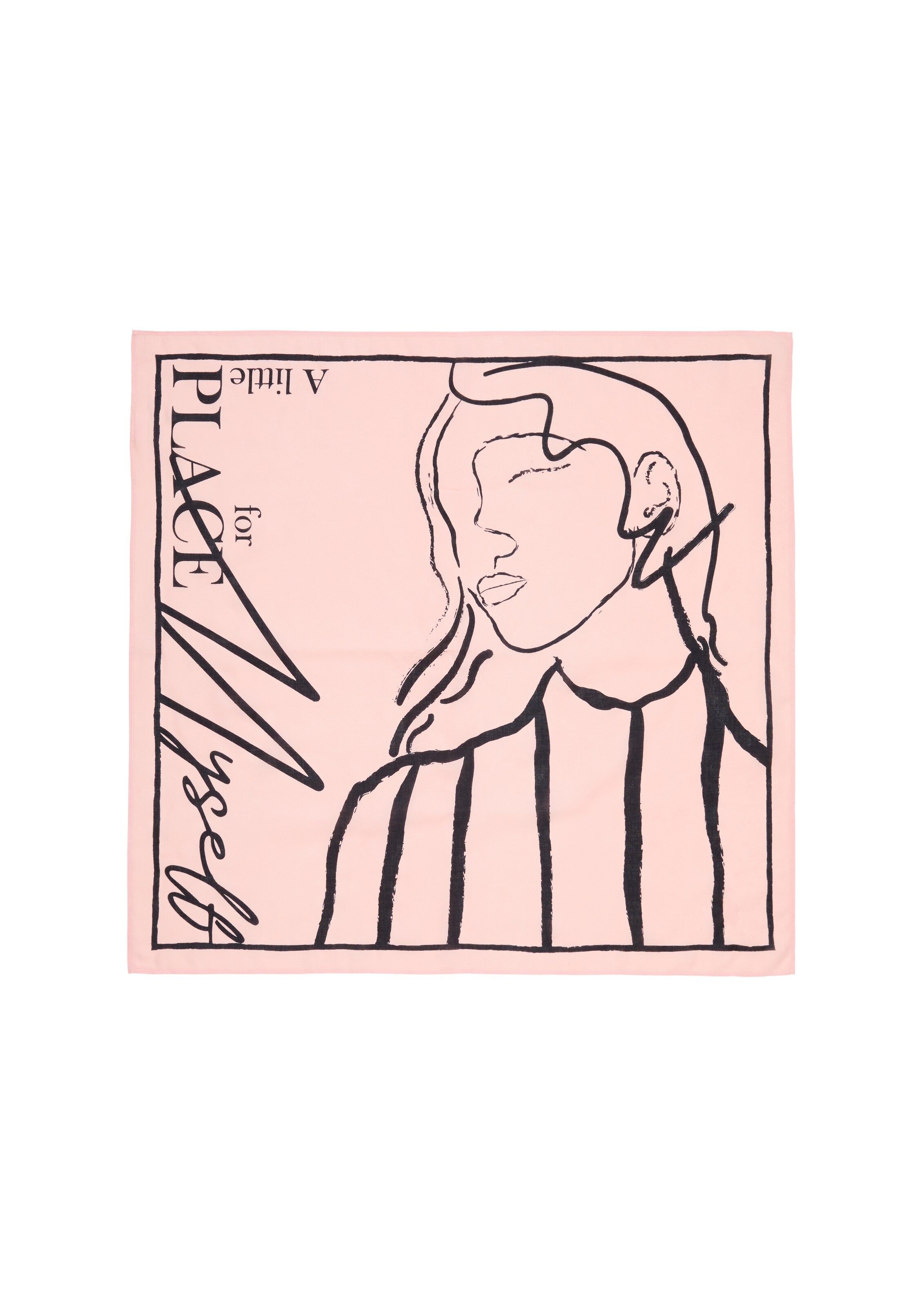 Écharpe s.Oliver en rose : devant