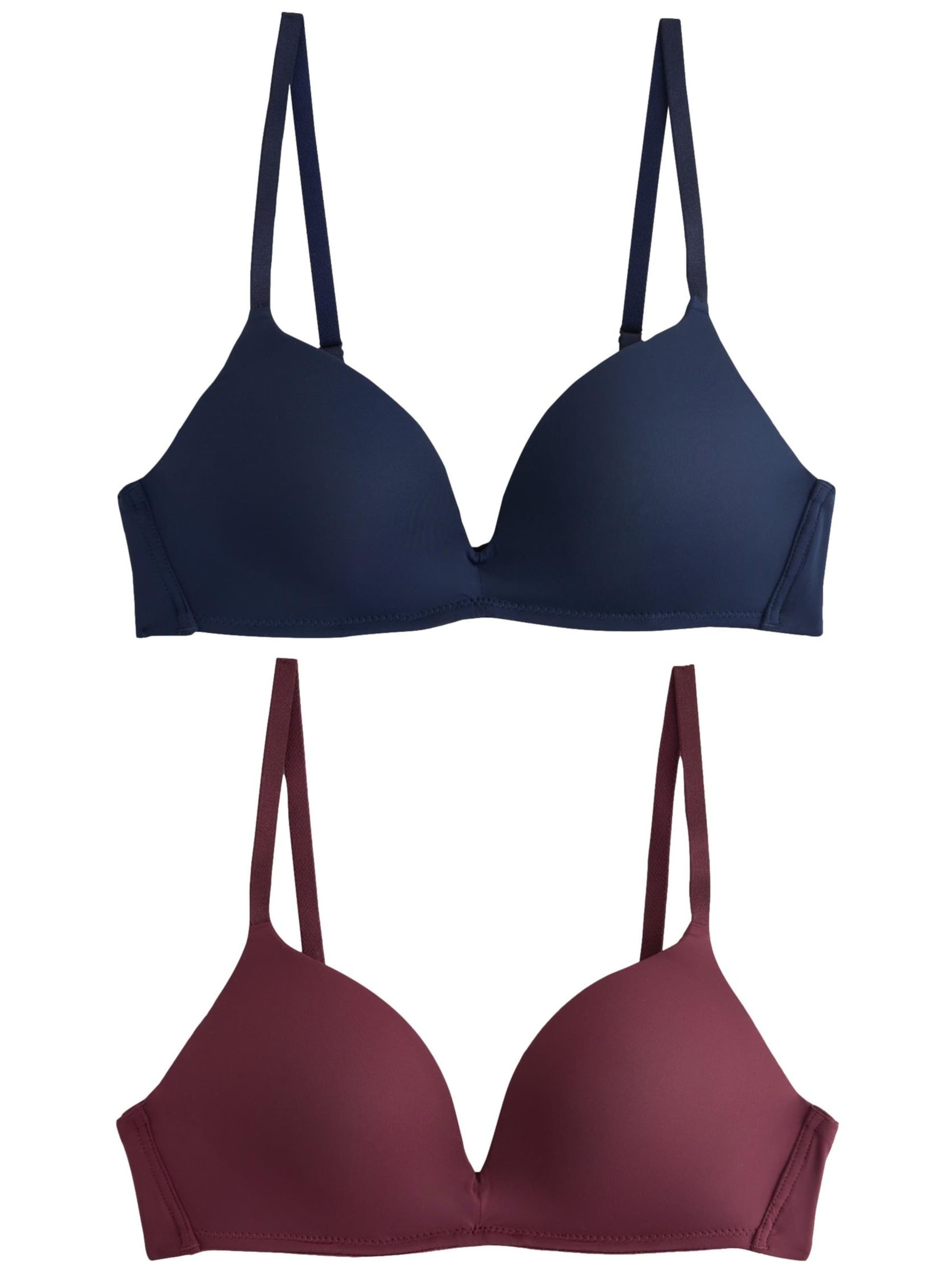 Next Push-up Rintaliivi värissä sininen: etupuoli