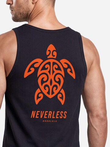 Neverless Shirt 'Honolulu Turtel' in Black