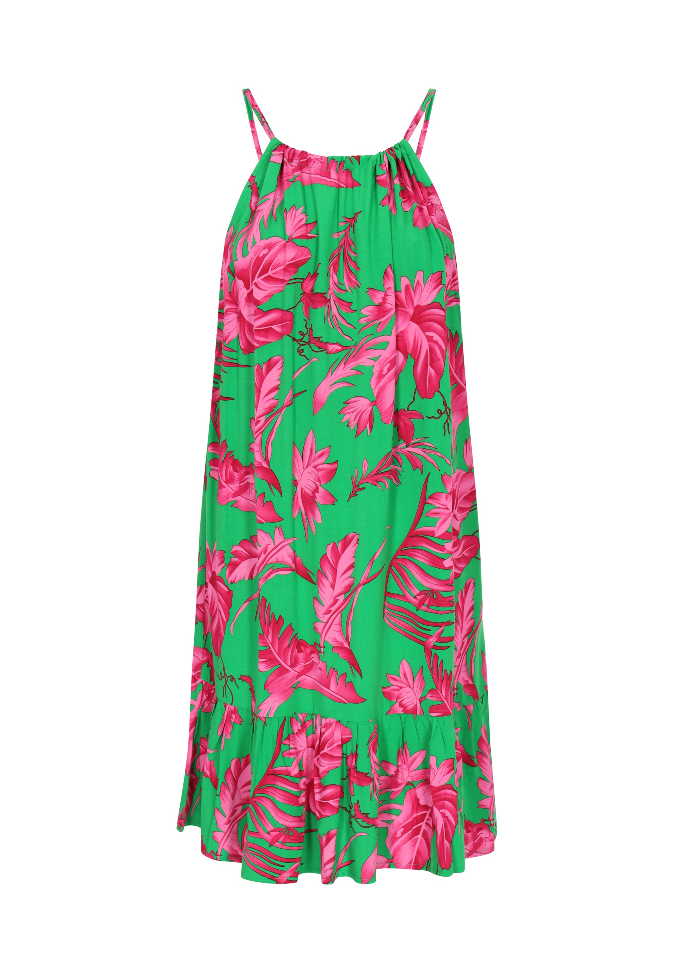 IZIA Letné šaty 'Spring Summer' - Zelená: predná strana