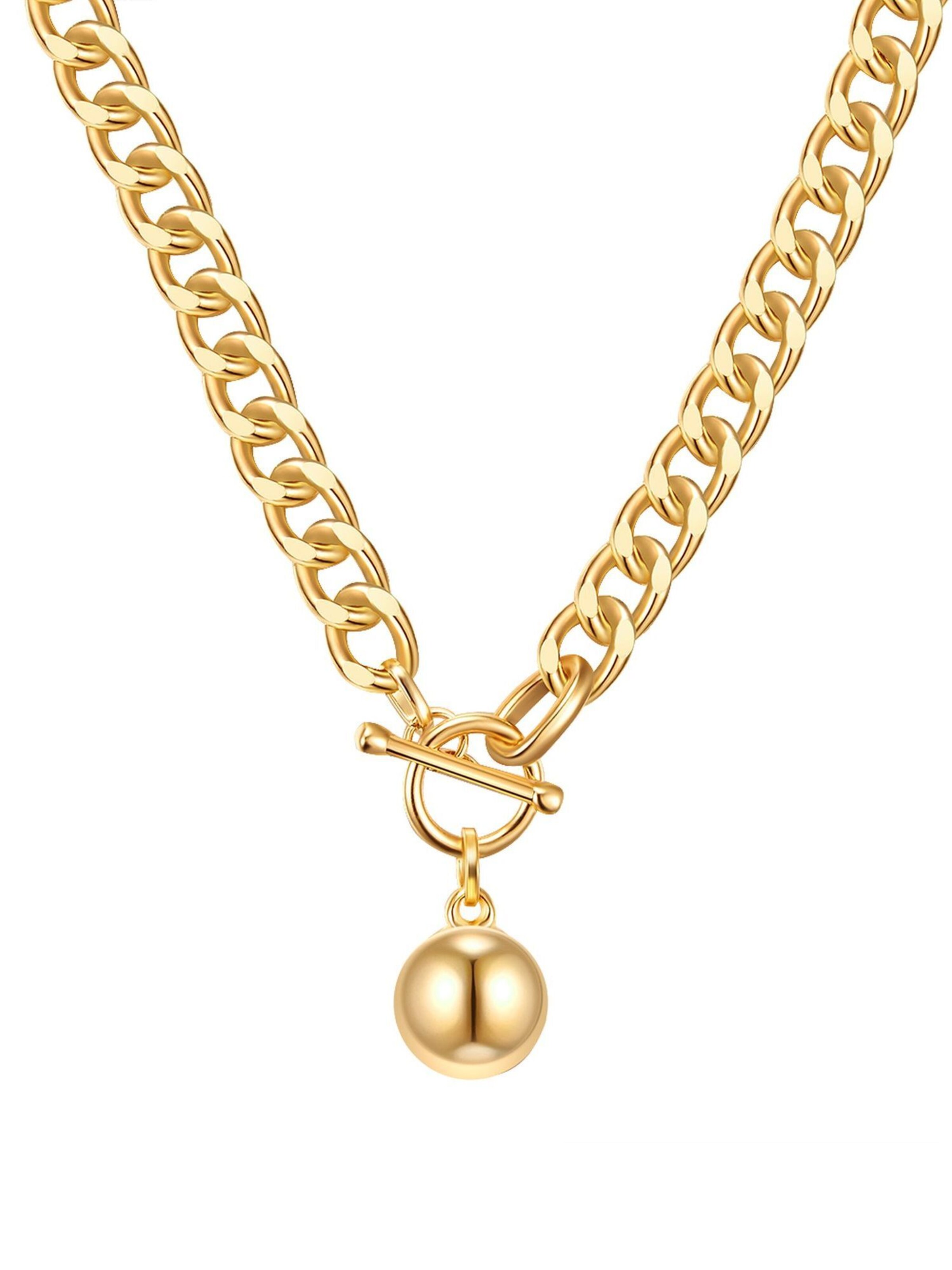 Lulu & Jane Ketting in Goud: voorkant