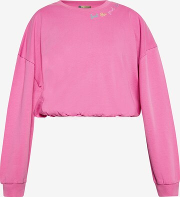 ebeeza Sweatshirt in Roze: voorkant