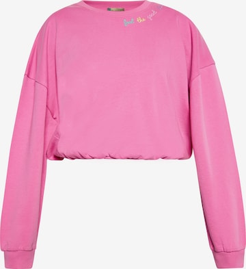 Sweat-shirt ebeeza en rose : devant