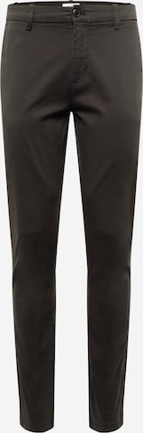 Lindbergh Slimfit Chino kalhoty – černá: přední strana