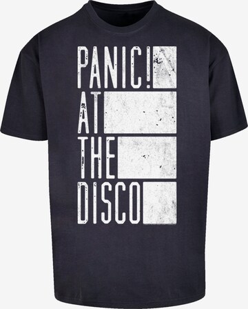 T-Shirt 'Panic At The Disco' F4NT4STIC en bleu : devant