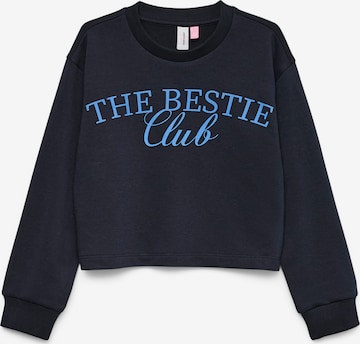 Vero Moda GirlSweater majica 'VMLINSEY' - plava boja: prednji dio