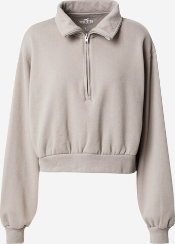 Sweat-shirt HOLLISTER en gris : devant