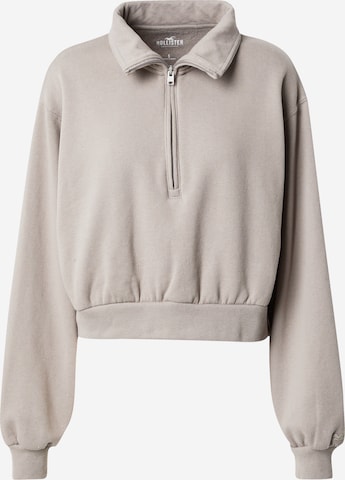 HOLLISTER - Sweatshirt em cinzento: frente