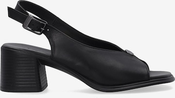 VENEZIA Sandale in Schwarz: Vorderseite