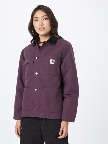 Carhartt WIPPrijelazna jakna 'Irving' - ljubičasta boja: prednji dio