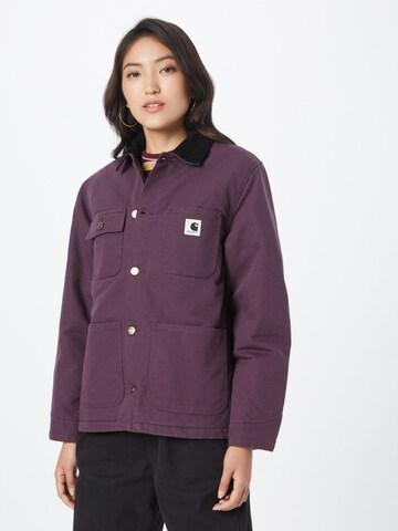 Carhartt WIP Tussenjas 'Irving' in Lila: voorkant