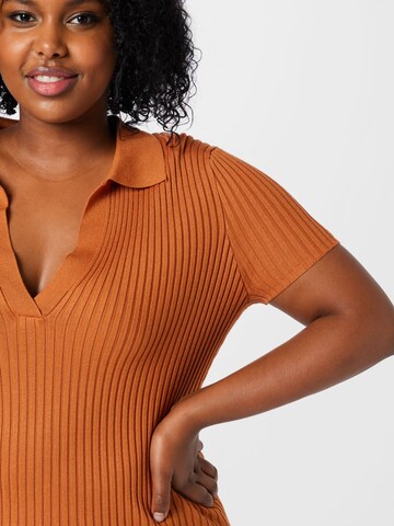 Cotton On Curve Gebreide jurk in Oranje