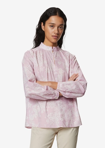 Marc O'Polo Blouse in Roze: voorkant