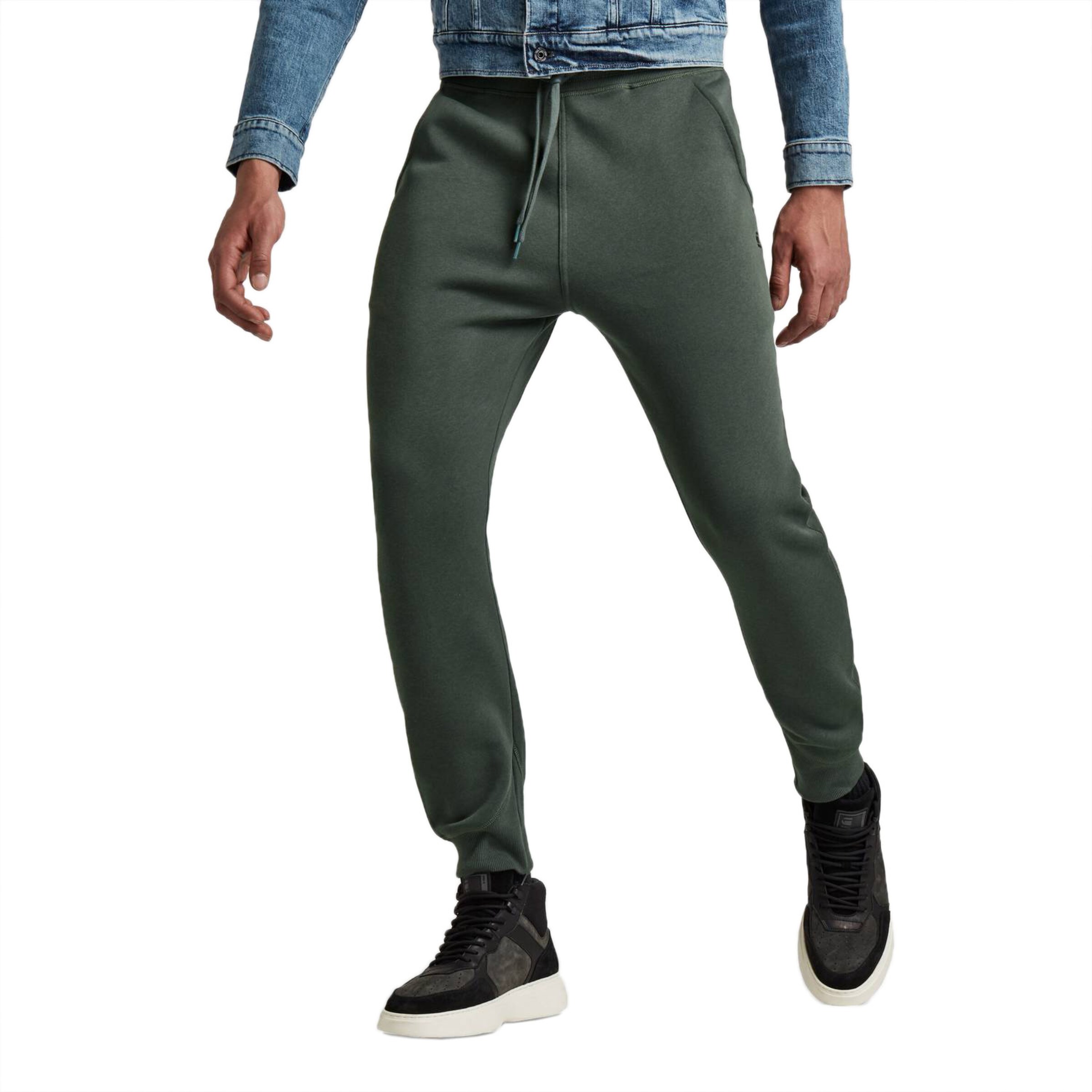 pelēks G-STAR Pakapēniski sašaurināts piegriezums Bikses 'Type C': no priekšpuses