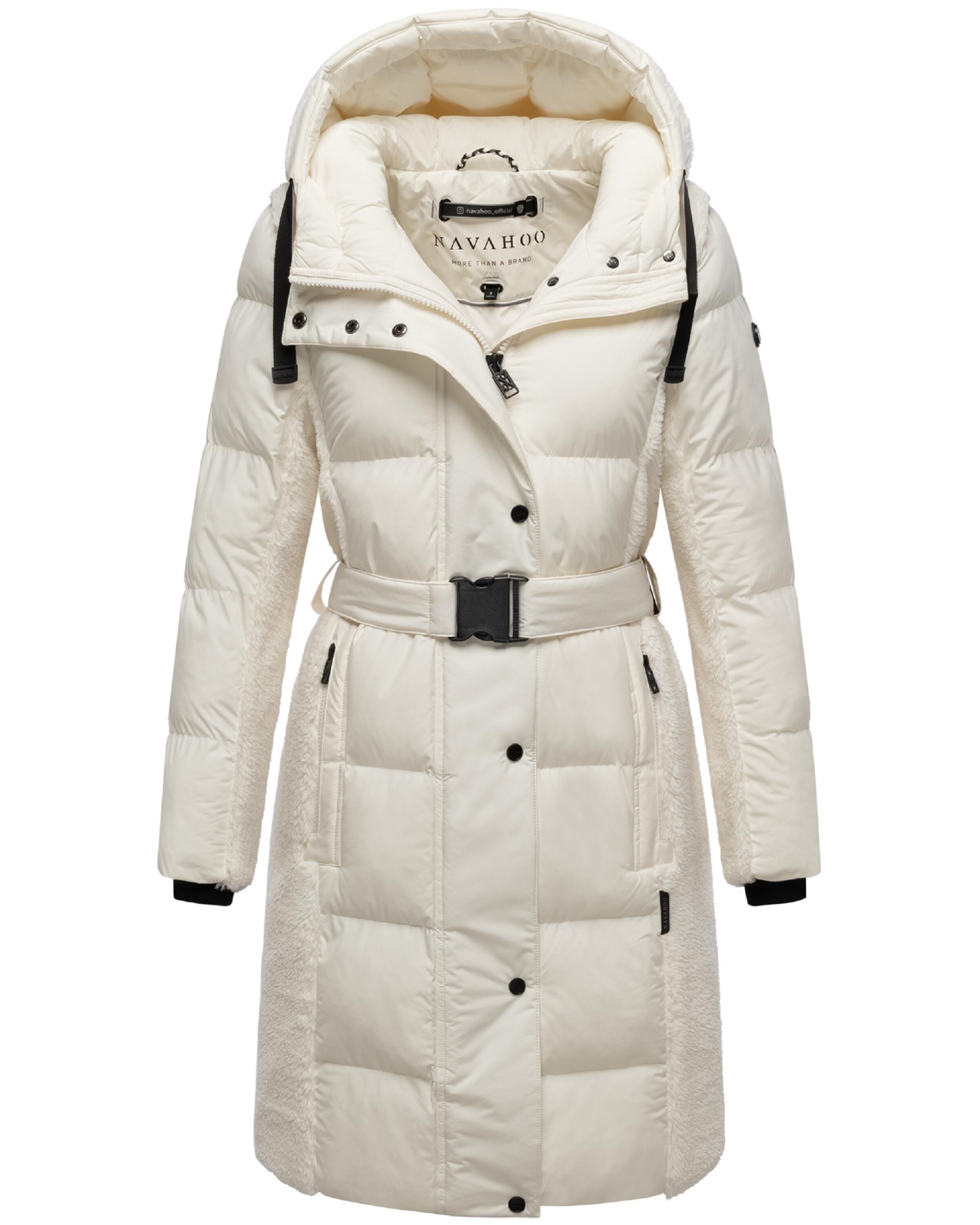 NAVAHOO Зимно палто в бяло