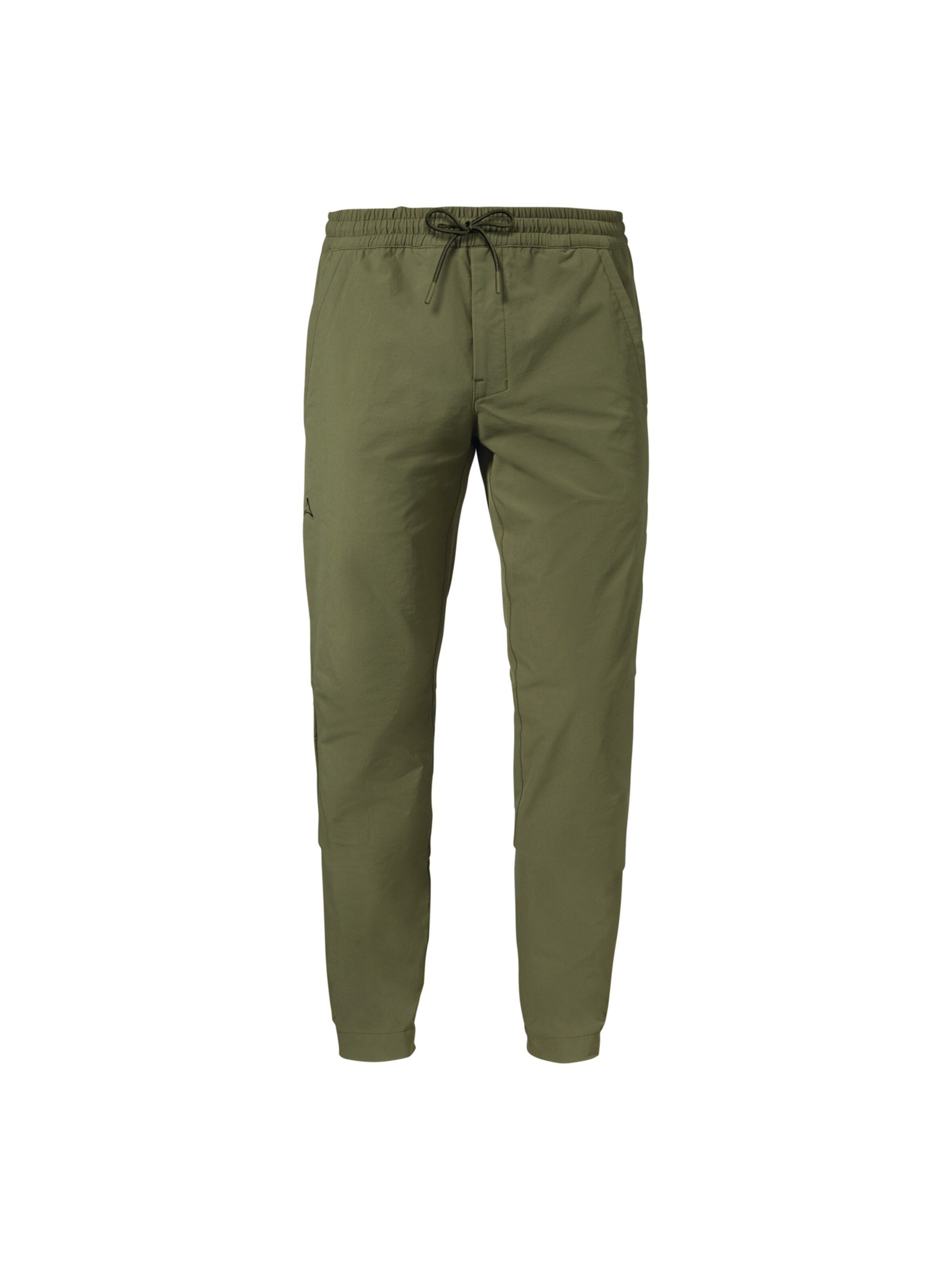 Schöffel Slim fit Outdoor trousers 'Vienna ' in Green: front