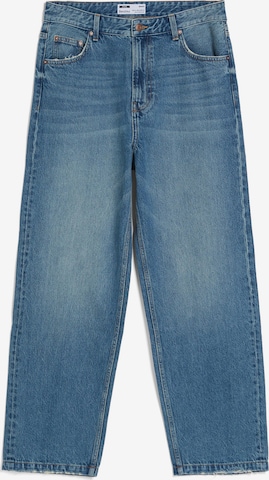 Wide Leg Jean Bershka en bleu : devant