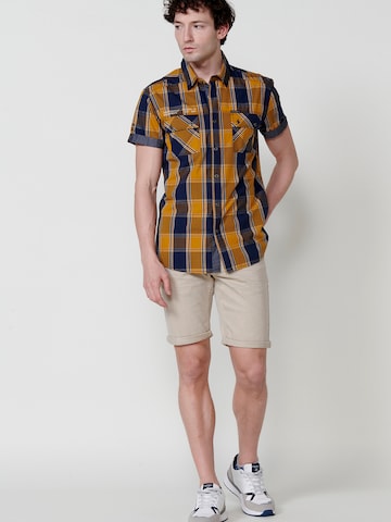 KOROSHI Regular Fit Skjorte i gul