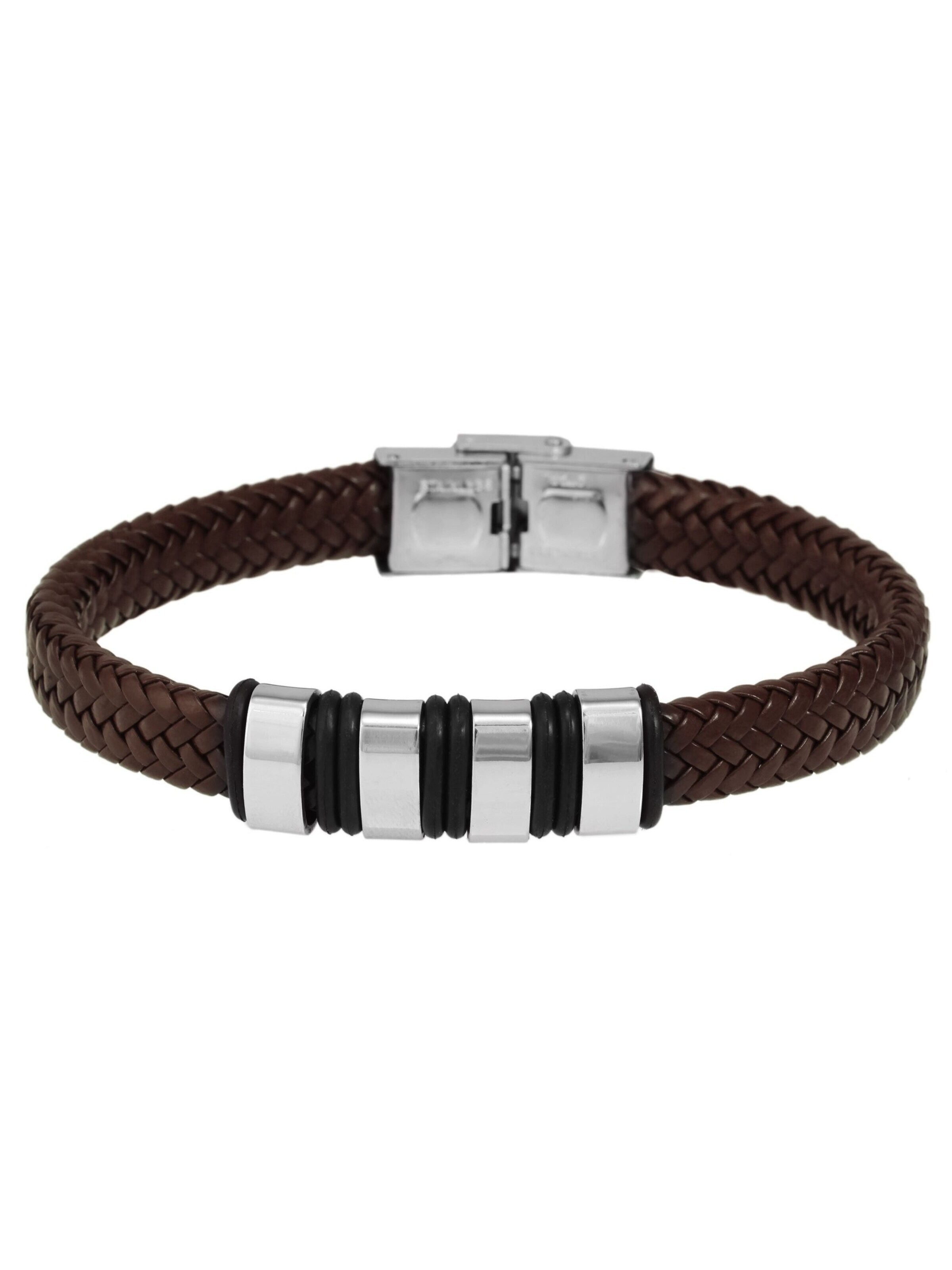 Akzent Bracelet 'Geri, langlebig' in Brown